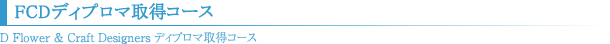 FCDディプロマ取得コース