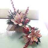 極楽・娯楽教室　Flower＆Craft　「クリスマスアレンジメント2019」