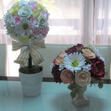 極楽・娯楽教室　Flower＆Craft 生徒様の作品です。