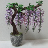 極楽娯楽・娯楽教室　Flower＆Craft（新）藤の花のご紹介です。